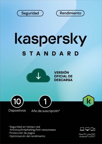 Kaspersky Standard Para 10 PCs por 1 Año